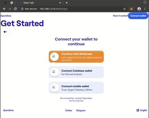 Metamask: How can i connect my wallet to metamask without a server?
